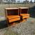 Mid Century Teak Step Nightstands - Pair of 2 - End Side Tables 1 thumbnail