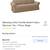 Mainstays Sofa Chenille Stretch Fabric Slipcover, Tan, 1-Piece, Beige 1 thumbnail