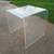 Mod Retro Clear Acrylic Lucite Side or End Table and Magazine Holder 11 thumbnail