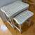 Vintage 2pc Wicker Nesting Tables 1 thumbnail