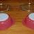 2 Vintage Pyrex 080, 8 oz. Mini Flamingo Pink Round Casserole Dish/Lid 9 thumbnail