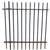 36 Ft of Antique Wrought Iron Spear-Top Fencing GA21042 1 thumbnail