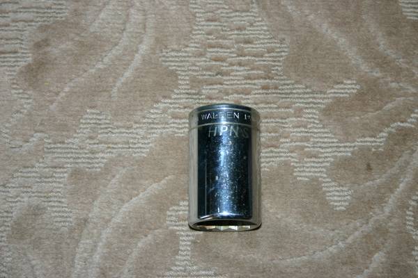 Walden  5250   1 9/16"  Deep Socket 12 Point Chrome 1