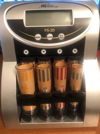 RS Royal Sovereign FS-2D Two Row Coin Counter 1