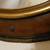 Beautiful old Round wood framed mirror in Dark brown wood/antique gold 4 thumbnail