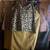 New Beige Leather Skirt & Sleeveless Shirt 2 thumbnail