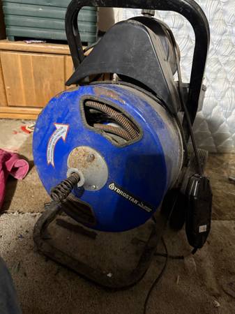 Hydrostar drain auger machine 50’ 1