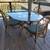 Bamboo Table with glass top 2 thumbnail