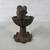 Country Cottage Rustic Cast Iron Bird Bath Trinket Dish 4 3/4" Tall 9 thumbnail