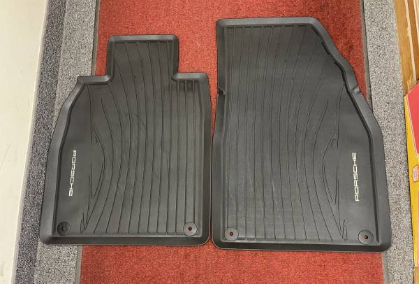 Porsche Boxster Cayman 981 982 Chassis All Weather Rubber Floor Mats 1