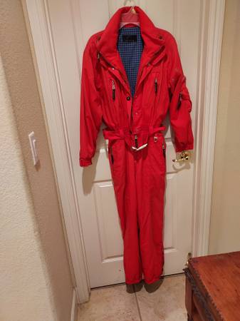 Bogner red One Piece Ladie's Ski Suit 1