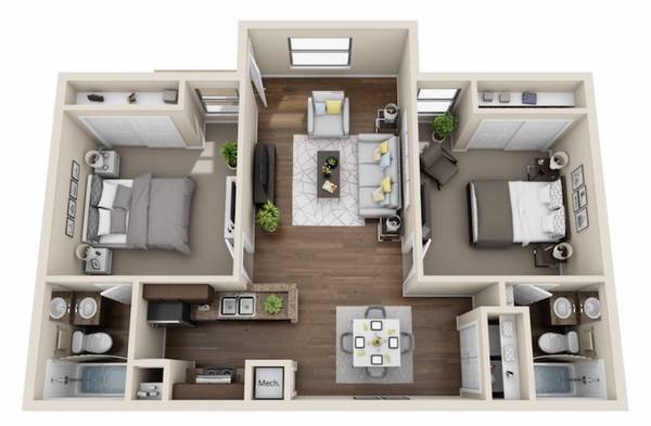 $995 / 2br - 886ft2 - Move In Ready Unit! Available Now! (New Orleans)63881895629443120