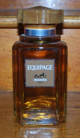 LARGE 8.5" VINTAGE HERMES EQUIPAGE FACTICE DUMMY STORE DISPLAY BOTTLE 1