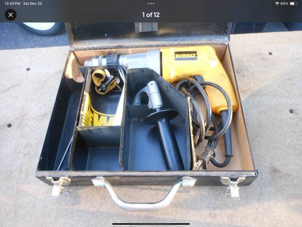 Dewalt 1/2 corded hammer drill dw510 1