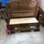 Bench, Settee; repurposed log cabin-style twin beds 5 thumbnail