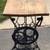 Cast iron White Treadle Sewing Machine Base Table 2 thumbnail