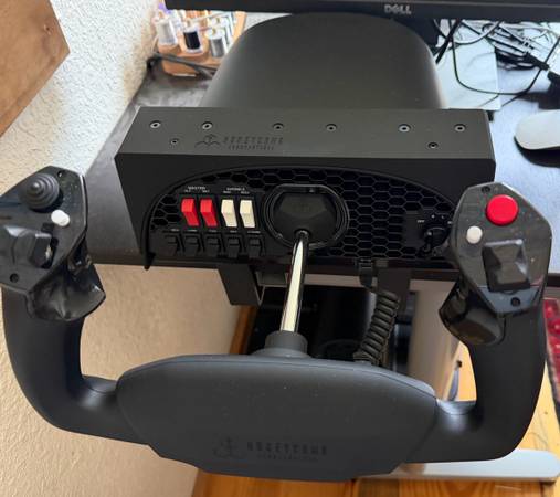 Honeycomb flight simulator controls 1