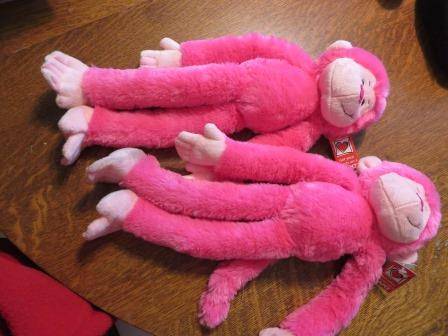 Ganz Spunky Monkey--velcro hands for hanging / hugging, 18". New w/tag 1
