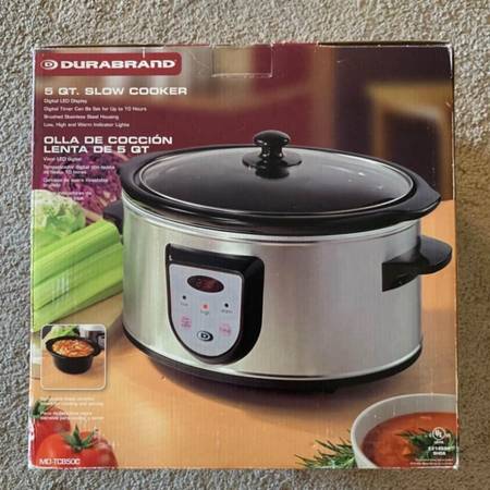 Brand New In Box - Durabrand 5 Qt. Slow Cooker 1
