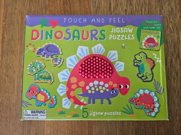 Dinosaur Touch and Feel Puzzles 1
