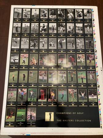 Master's Winners - Uncut Sheet 1