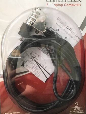 Laptop Computer Anti-Theft Lock 6' Cable *NEW* 1