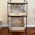 Longaberger Large Bin Organizer Wrought Iron Stand & baskets 1 thumbnail