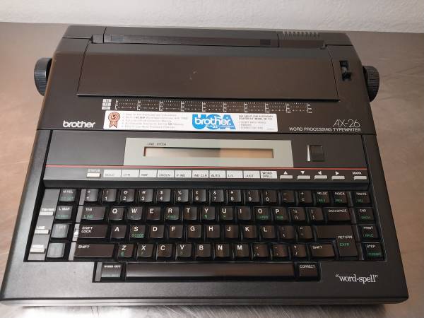 Brother AX-26 Typewriter 1