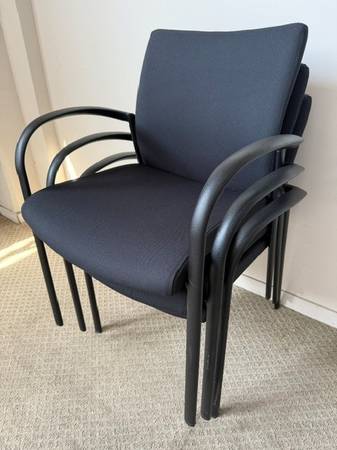 Various Stacking or Folding 4 Legs Or Sled Base Guest Chairs $95 & Up 1