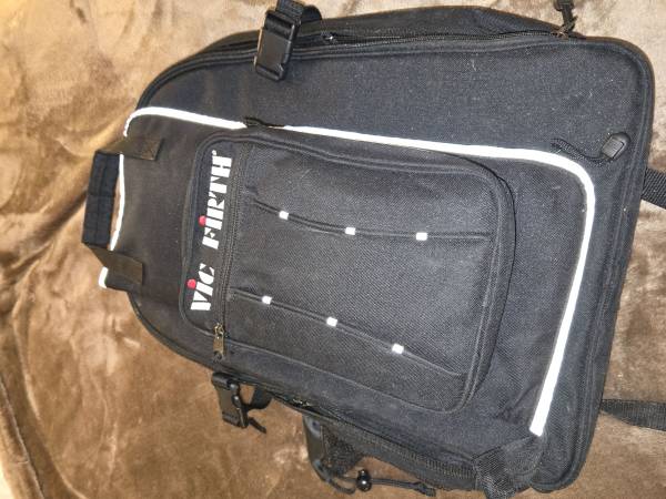 VIC FIRTH Drummers Backpack with Detachable stick bag - NEW 1