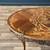 Antique French Louis XV-Style Inlayed & Carved Coffee Table Rustic Far 6 thumbnail