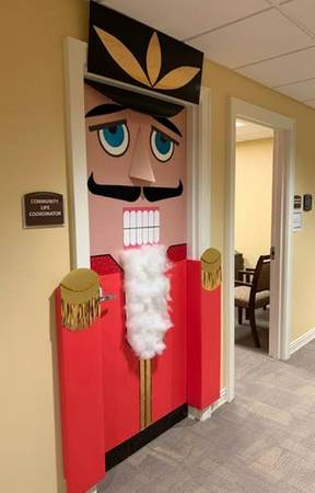 Nutcracker Xmas Door Decoration for School Door Teacher 1