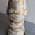 TALL Marbro Hand-Painted Parcel-Gilt White Porcelain Table Lamp 4 thumbnail
