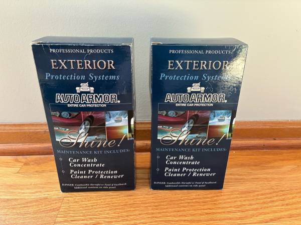 2 New Auto Armor Car Exterior Protection Kits – Sealed – Car Wash & Paint Cl 1