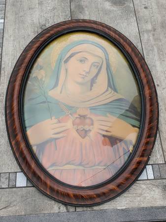 Oval Picture Frame Vintage 1