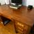 Vintage school teacher desk, solid hardwood, two towers, excellent condition 3 thumbnail