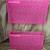 Pink Metal 2 Slot Wall Organizers (Price is for each) 7 thumbnail