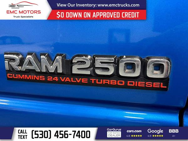 2001 Dodge Ram 2500  SERVICED AND READY! - $25,950 (1010 GRASS VALLEY HWY, AUBURN, CA 95603)63470896967171123