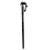 Carved Black Cane w/Elephant Handle and white dot accents 1 thumbnail