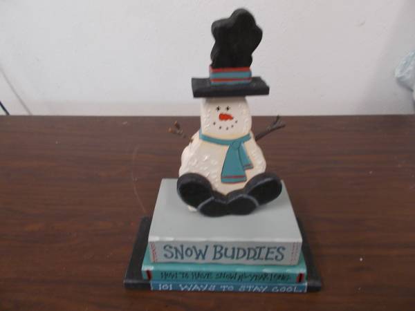 Wooden Snowman – BRAND-NEW!!! (REDUCED PRICE) 1