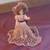 Vintage small doll with crocheted dress and hat, 7 1/2 inches high 6 thumbnail