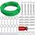 Elsjoy 100FT Cable Wire Turnbuckle Kit, 1/8" Green PVC Coated Wire Rope M5 Turnb 4 thumbnail