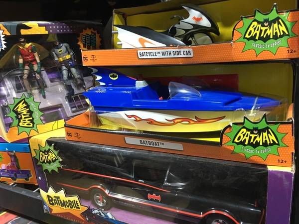 Batman 1966 Mattel McFarlane Figure & Vehicle lot 1/12 1