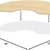 Kidney Activity Table, E-Height (15"-24" Adjustable Height), 48" X 72" 2 thumbnail