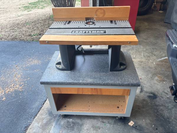 Craftsman router table and stand 1