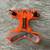 NWOT Padded Adjustable Reflective Orange Dog Harness with Handle, size large 2 thumbnail