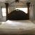 4 Post Dark Wood Canopy Bed California King w/ Mattress 2 thumbnail