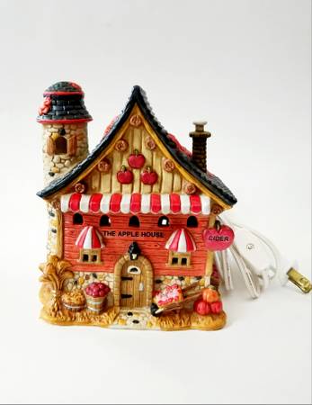 Illuminated Light Up Ceramic Houses 1