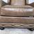 Bernhardt Wingback leather Chair. Mid century modern nailhead armchair 7 thumbnail