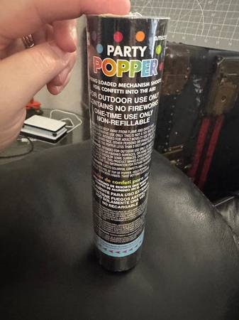 Party Confetti Popper New! 1